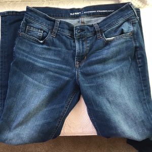 Old navy boyfriend straight dark wash jeans